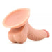 All American Mini Whoppers 5 inches Curved Dong Balls Beige | SexToy.com