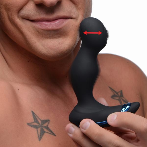 Alpha Pro 6X P-Pounce Double Tapping Prostate Stimulator Black | SexToy.com