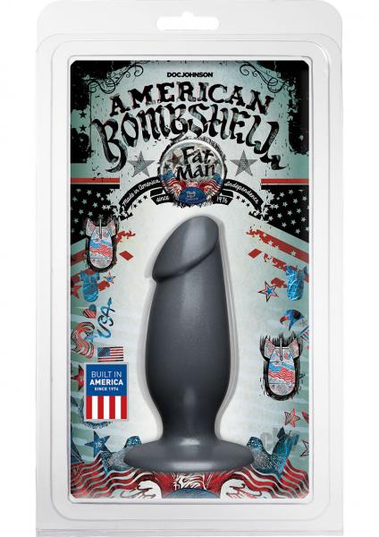 American Bombshell Fat Man Gun Metal Smoke Plug | SexToy.com