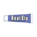 Tube of Anal Blu desensitizing lubricant in a compact 0.5 oz size with blue packaging and white cap.
