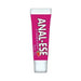 Tube of Anal-Ese strawberry flavored lubricant with bright pink label and white cap, 0.5 oz size.