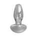Clear glass beginner anal gaper with ergonomic shape and open-ended design for comfortable sensation play.