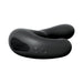 Black ergonomic prostate stimulator with smooth silicone finish and two control buttons on the side.