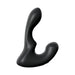 Black ergonomic prostate stimulator with smooth silicone surface and curved design for targeted pleasure.