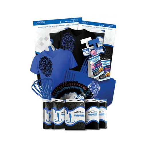 Aneros Blue Mgx Syn Trident Kit (net) - SexToy.com