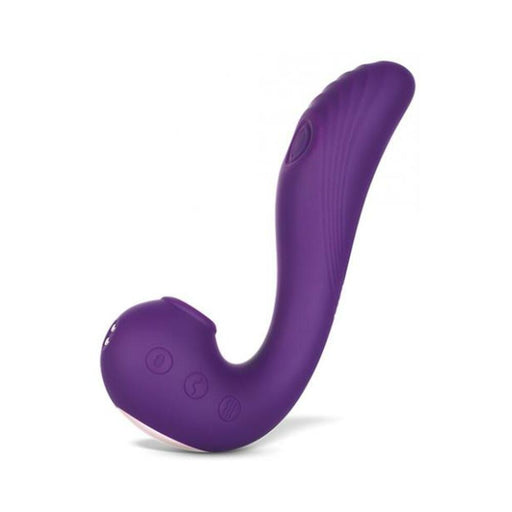 Angel Triple Tease G-spot Stimulator - 3 Function Purple - SexToy.com