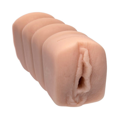 Realistic flesh-toned Ashton Moore pocket pussy made from Ultraskyn material with detailed texture and lifelike design.