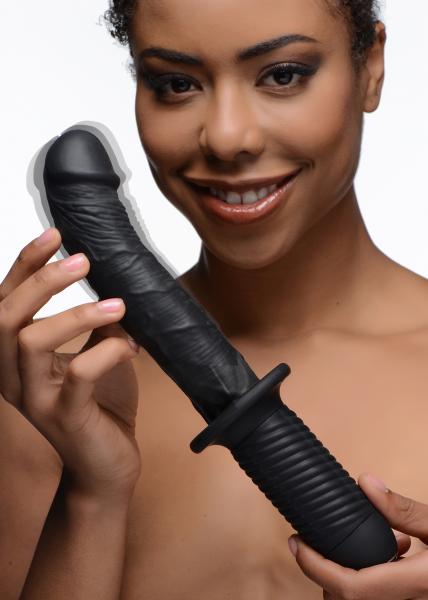 Ass Thumpers The Large Realistic 10X Vibrator With Handle | SexToy.com