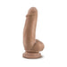 7-inch realistic brown dildo with suction cup base, flexible design, and lifelike texture.
