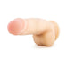 Beige 7-inch realistic dildo with flexible design and suction cup base for hands-free use.