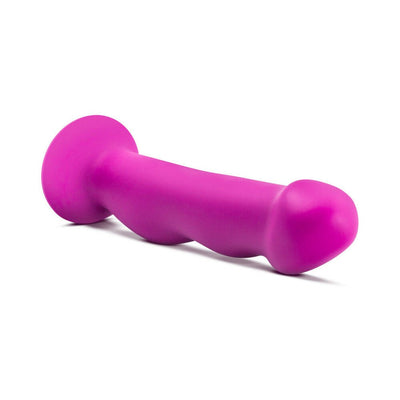 Avant D11 Suko Violet artisanal silicone toy with suction cup base in vibrant purple color.