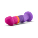 Colorful Avant D3 Summer Fling artisanal silicone toy with curves, ridges, and a strong suction base on white background.