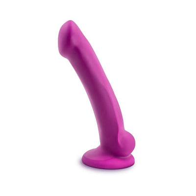 Violet Avant D9 Ergo MINI silicone toy with curved design and suction cup base on white background