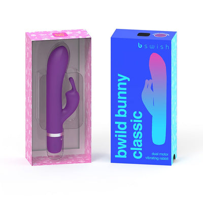 B Swish Bwild Classic Bunny Vibrator Purple - SexToy.com