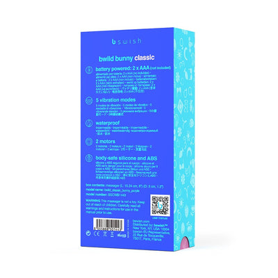 B Swish Bwild Classic Bunny Vibrator Purple - SexToy.com