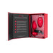 B-vibe Vibrating Heart Rechargeable Remote-controlled Anal Plug With Heart-shaped Jewel Base M/l Red - SexToy.com