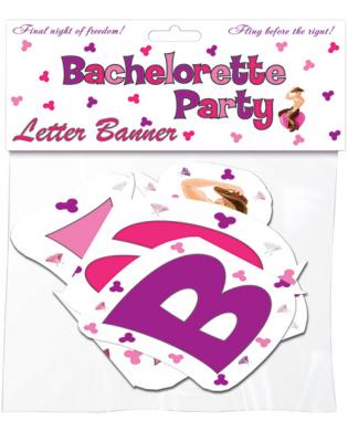 Bachelorette party letter banner | SexToy.com