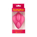 BumpHer Sweet Pink silicone sleeve by Banana Pants in packaging with bold yellow logo and tagline cover your bases