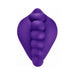Purple silicone Honeybunch grip with textured rounded nubs designed for versatile intimate use and comfort.