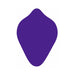 Purple silicone Honeybunch base with a contoured shape for versatile use and added stimulation.