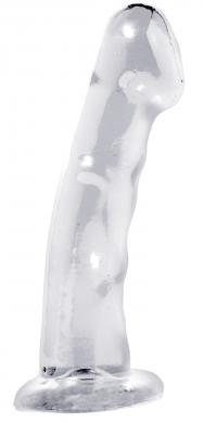 Basix Rubber Works 6.5 inches Dong With Suction Cup Clear | SexToy.com