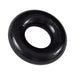 Black flexible Bathmate Barbarian cock ring with smooth, glossy finish designed for enhanced performance.