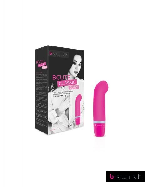 Bcute Curve Silicone Massager Rose | SexToy.com