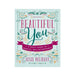 Cover of Beautiful You by Rosie Molinary, a daily guide to radical self-acceptance with decorative floral accents.