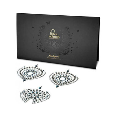 Bijoux Indiscrets Flamboyant Rhinestone Body Decorations Black/silver - SexToy.com