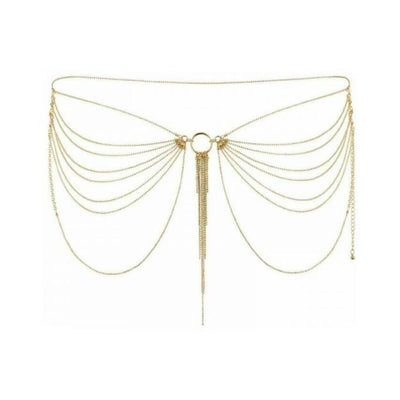 Bijoux Indiscrets Magnifique Chain Waist Jewelry Gold - SexToy.com