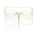 Bijoux Indiscrets Magnifique Chain Waist Jewelry Gold - SexToy.com