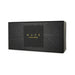 Black rectangular Maze Collection box with gold lettering and geometric line patterns by Bijoux Indiscrets