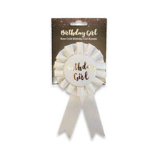 Birthday Girl Badge - Rose Gold - SexToy.com