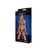 Black Label Halter Top, Crotchless Panty, Garters, And Restraints Black/rose Gold Os - SexToy.com