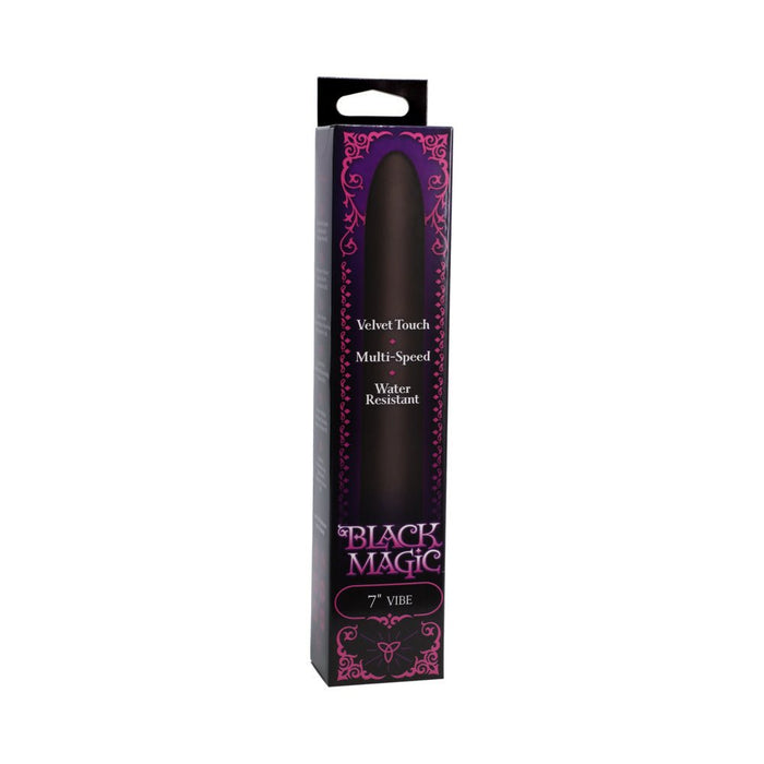 Black Magic Velvet Touch Vibrator Waterproof - Black - SexToy.com