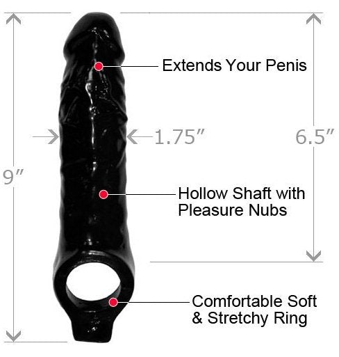 Black Mamba Cock Sheath Penis Extender | SexToy.com