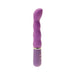Purple Bliss G Spot Vibrator with contoured, ripple-textured silicone shaft and angled tip, featuring control buttons.