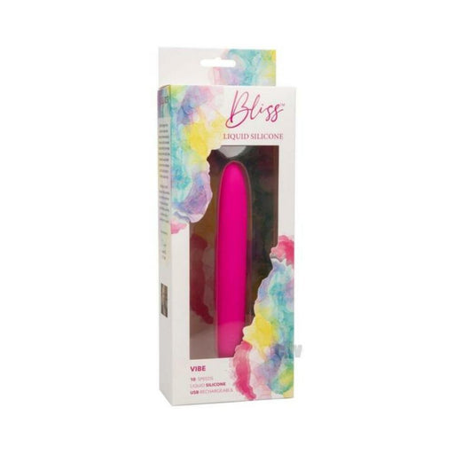 Bliss Liquid Silicone Vibe - Pink - SexToy.com