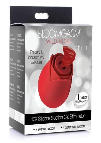 Bloomgasm Wild Rose 10x Silicone Clit Stimulator | SexToy.com