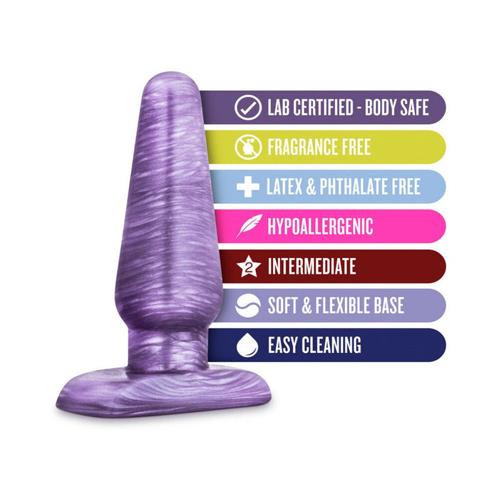 Blush B Yours Cosmic Plug Medium Purple Swirl - SexToy.com