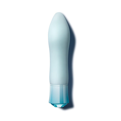 Blush Oh My Gem Ardor Rechargeable Warming Silicone Tapered Vibrator Aquamarine - SexToy.com