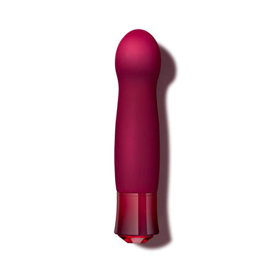 Blush Oh My Gem Classy Rechargeable Warming Silicone G-spot Vibrator Garnet - SexToy.com