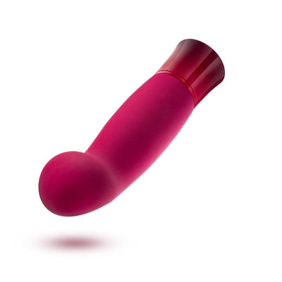 Blush Oh My Gem Classy Rechargeable Warming Silicone G-spot Vibrator Garnet - SexToy.com