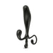 Black ergonomic prostate massager with curved arms and smooth textured surface for targeted stimulation.