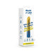 Packaging of Blush Power of Love Bullet vibrator in blue and yellow, supporting Ukraine Crisis Relief Fund.