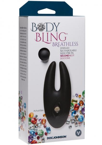 Body Bling Breathless Mini Vibe Silver Clitoral Stimulator | SexToy.com
