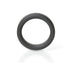Black Boneyard silicone ring with smooth finish, 1.4 inches diameter, designed for comfort and durability.