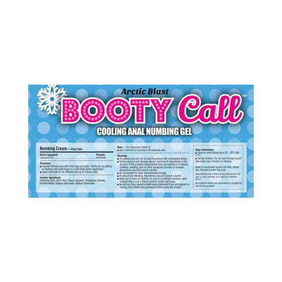 Booty Call Anal Numbing Gel Cooling 44ml / 1.5 Oz. | SexToy.com