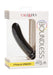Boundless 7-inch smooth black probe with suction cup base in clear retail packaging by CalExotics.