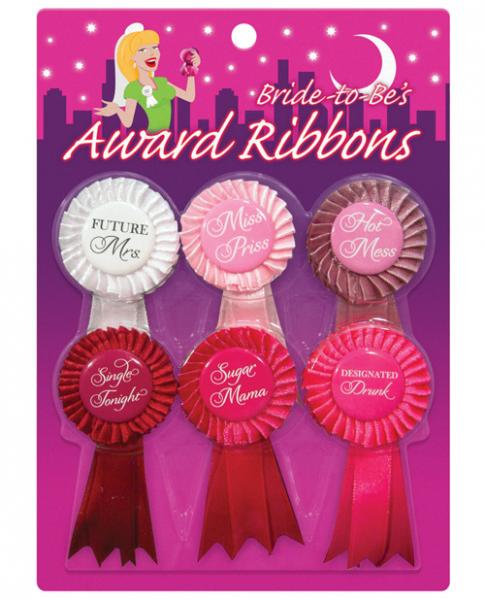 Bride To Be Award Ribbons 6 Pack | SexToy.com